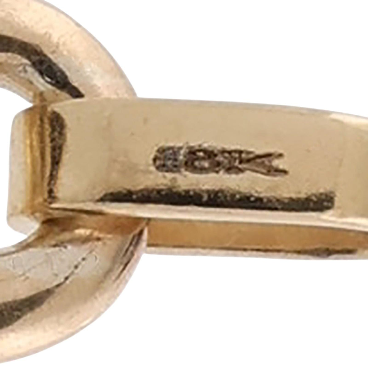 Antique Style 18K Yellow Gold Black Onyx Intaglio Seal Fob Pendant 20.5g