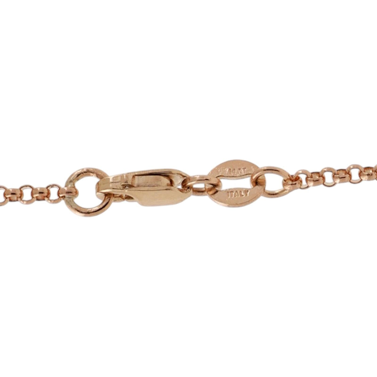 14K Yellow Gold Natural Diamond Pave Heart Pendant Necklace 0.60 CTW Italy