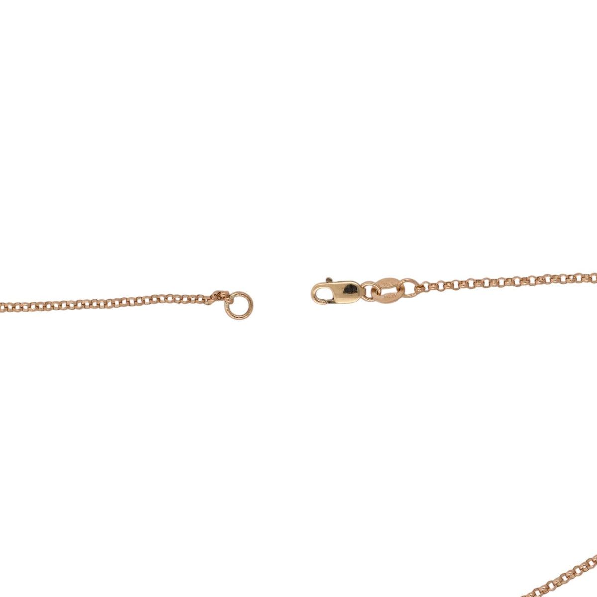 14K Yellow Gold Natural Diamond Pave Heart Pendant Necklace 0.60 CTW Italy