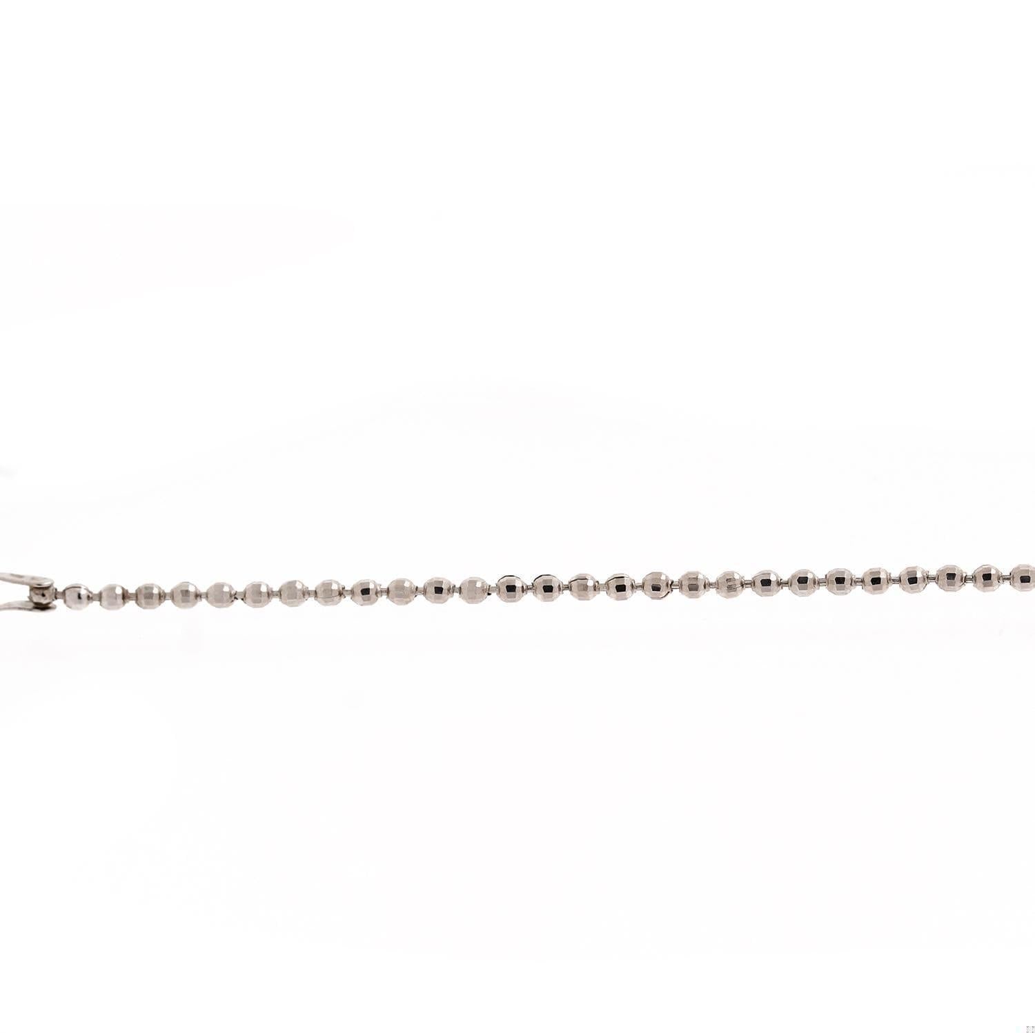 2.25 TW Open Heart Diamond Pendant Necklace 14K Rose White Gold Ball Chain 15"