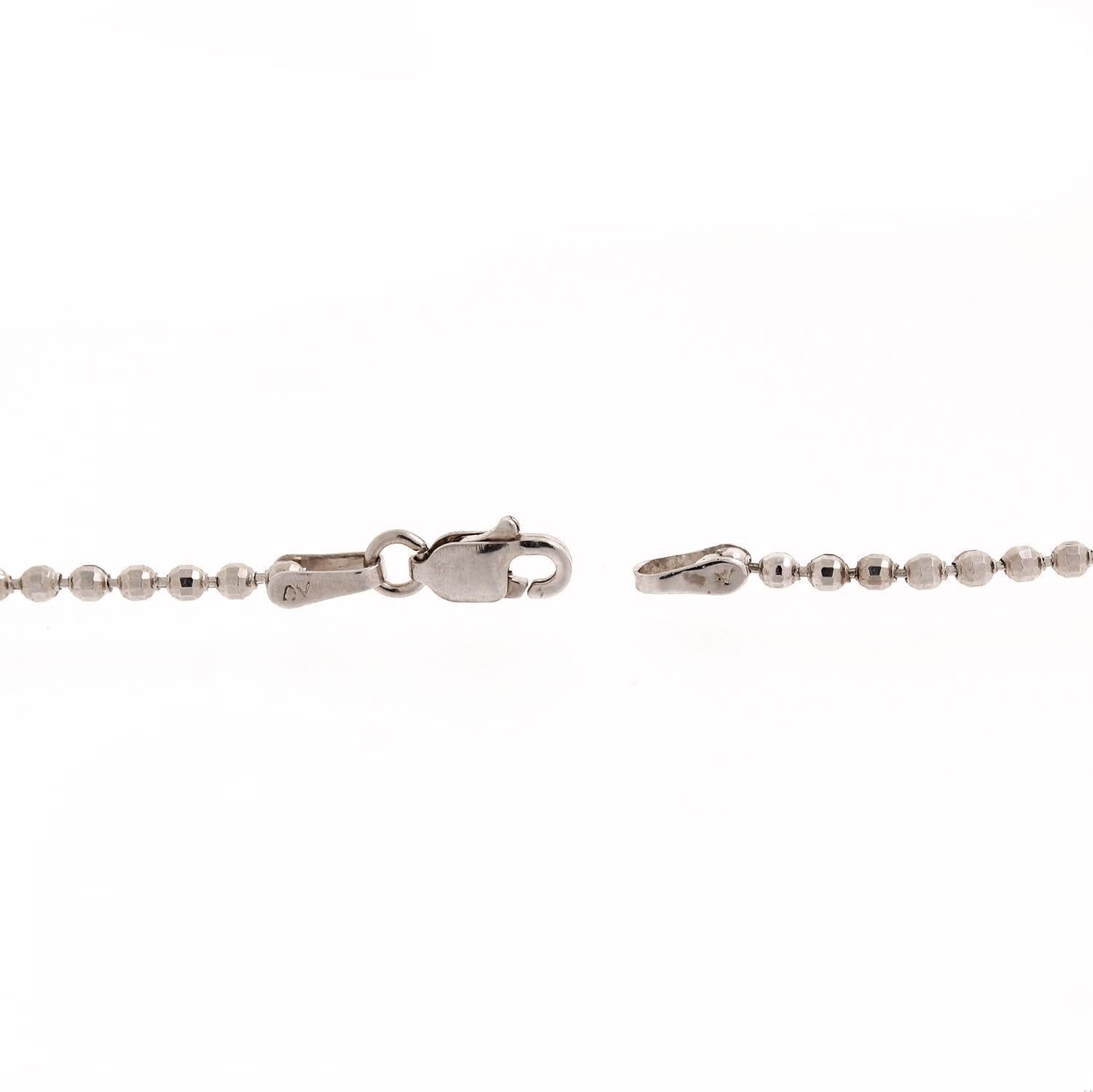 2.25 TW Open Heart Diamond Pendant Necklace 14K Rose White Gold Ball Chain 15"