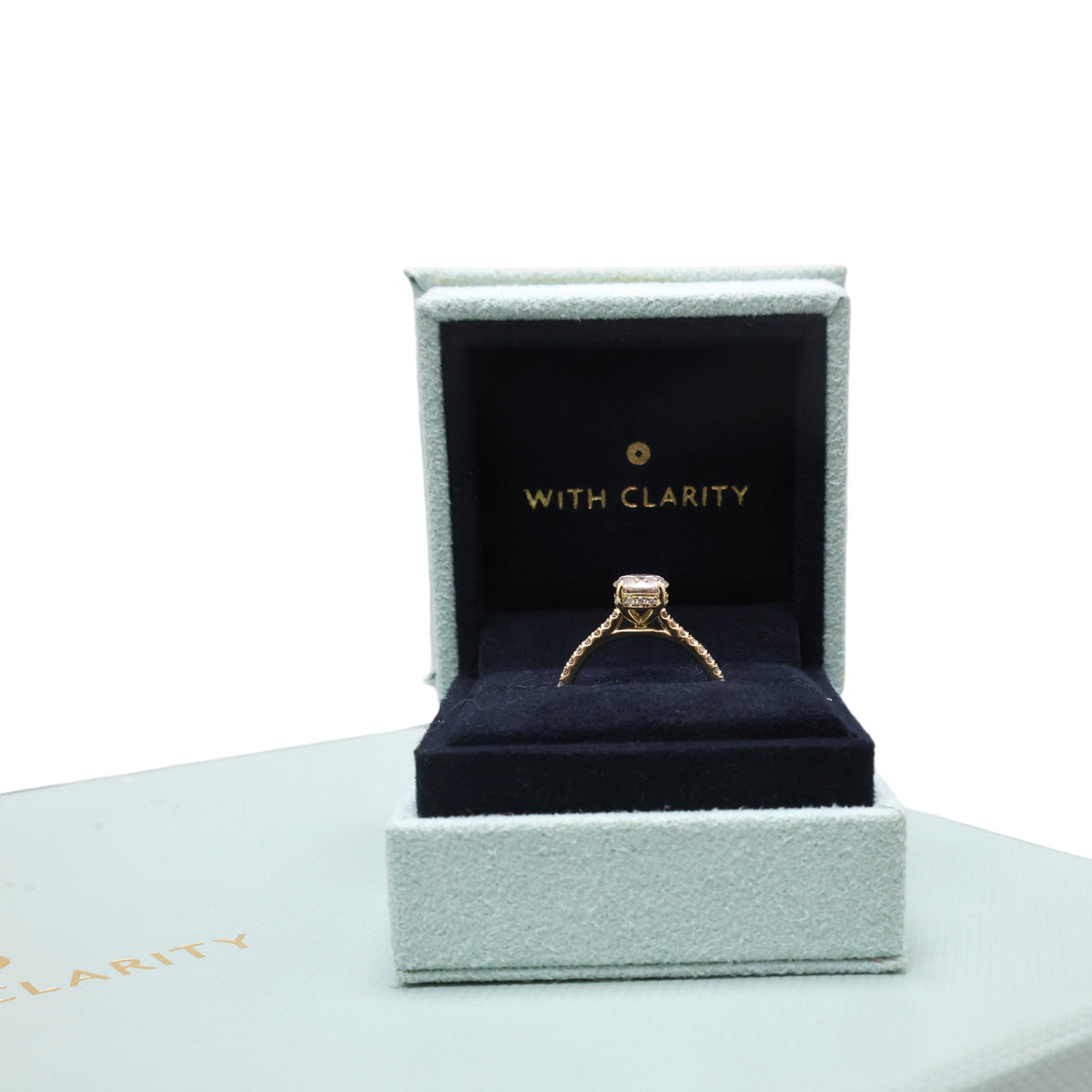 IGI 1.38CTW Lab Grown Diamond Engagement Ring 14K Yellow Gold E VS1 Size 6.5