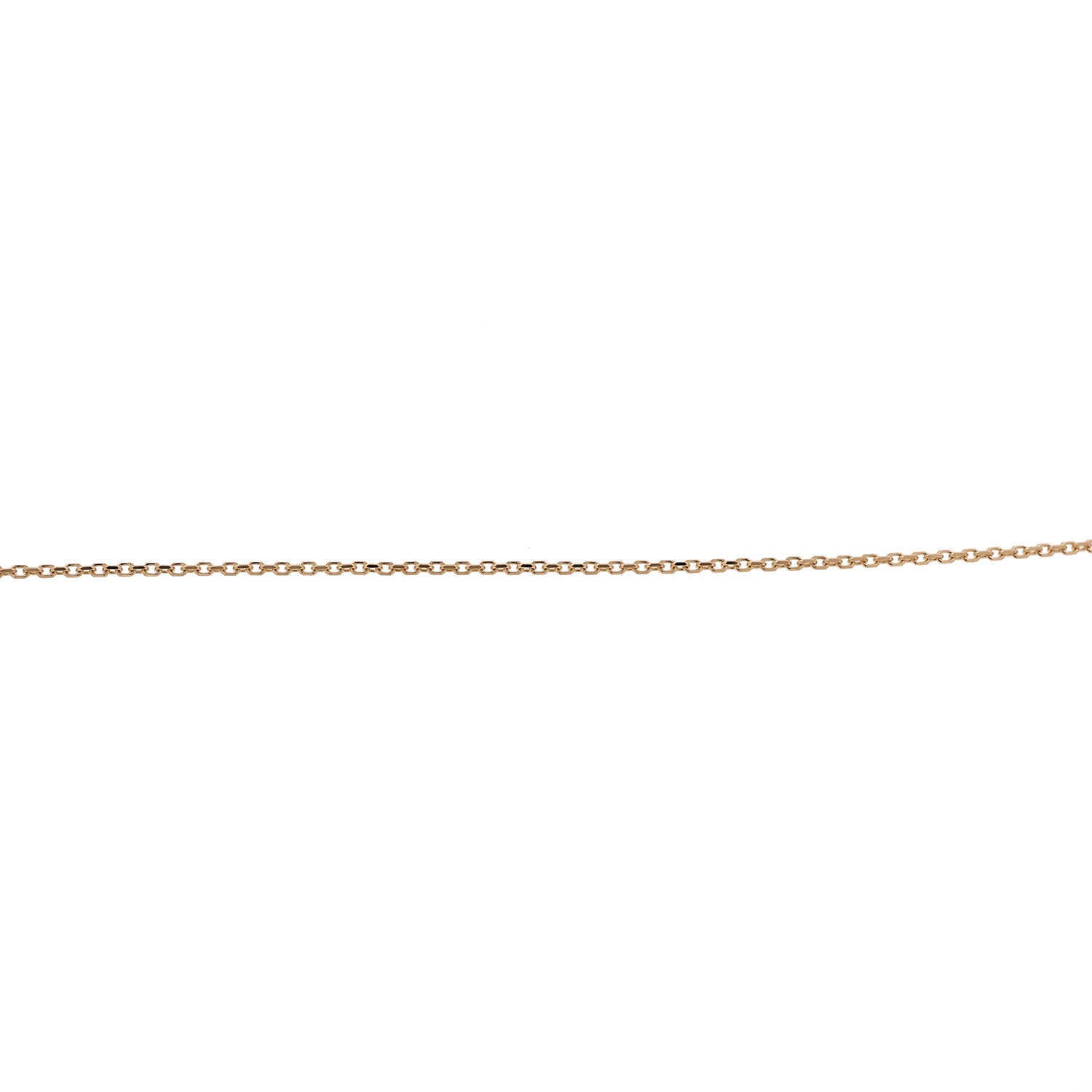 Sonia B Diamond Bar Pendant Cable Chain Necklace 14K Tri-Colored Gold 0.18"