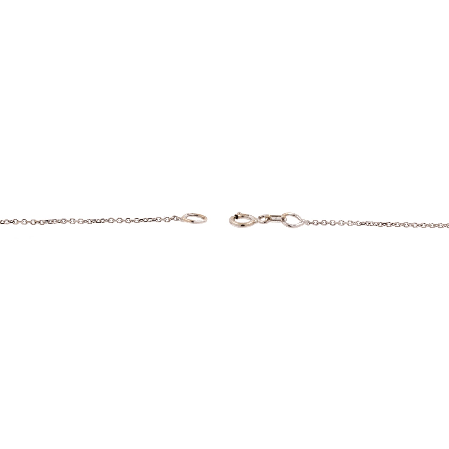 Moon & Stars Diamond Pendant Cable Link Chain Necklace 14K Two-Tone Gold 20.85"