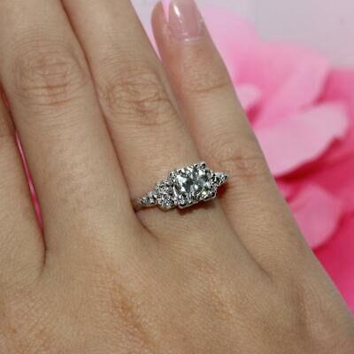 Round Solitaire Diamond Engagement Ring 0.94 TW GIA Certified Platinum Size 5.75