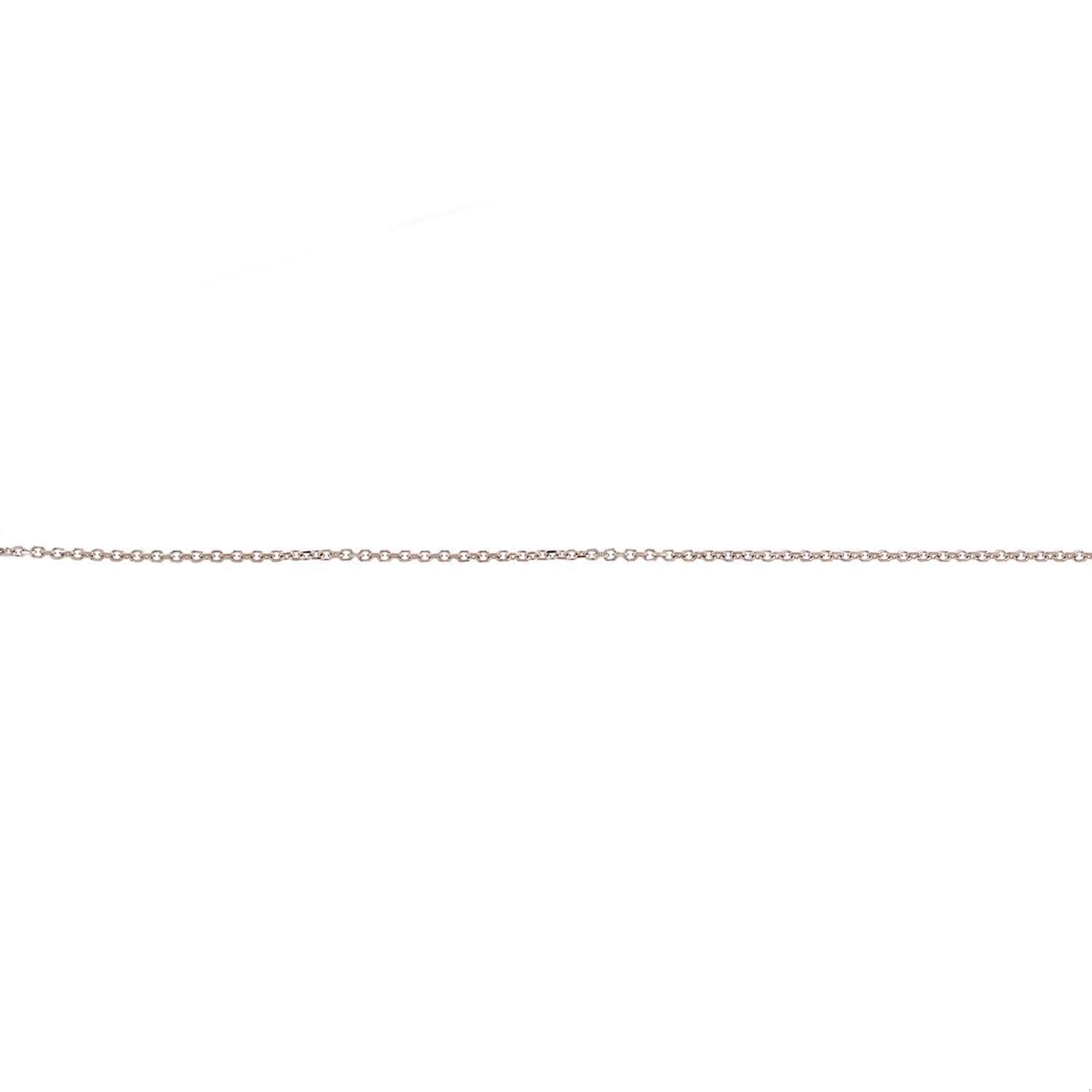 Moon & Stars Diamond Pendant Cable Link Chain Necklace 14K Two-Tone Gold 20.85"