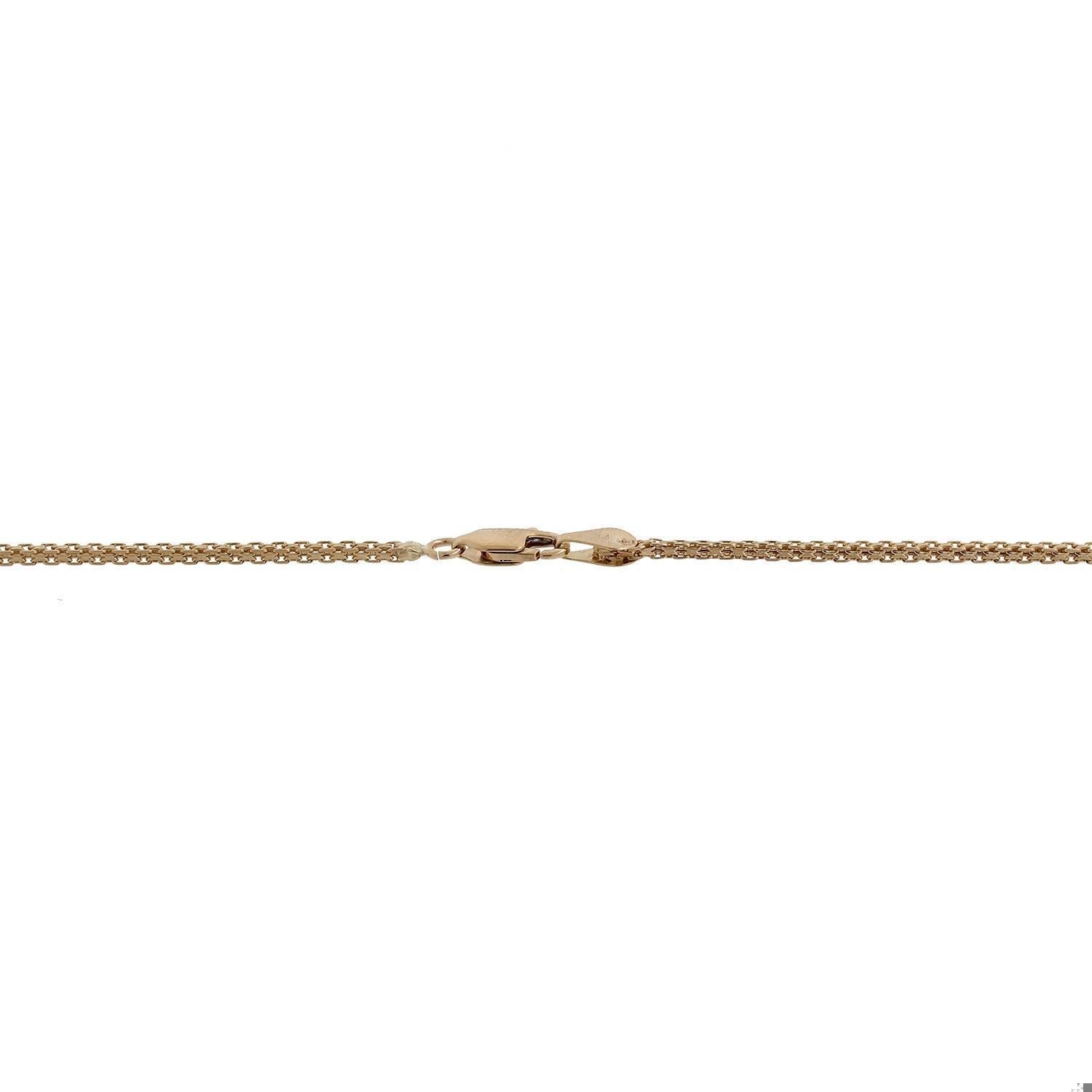 Roman Carved Intaglio Multi Gem Station Necklace 14K Yellow Gold Box Link 30"