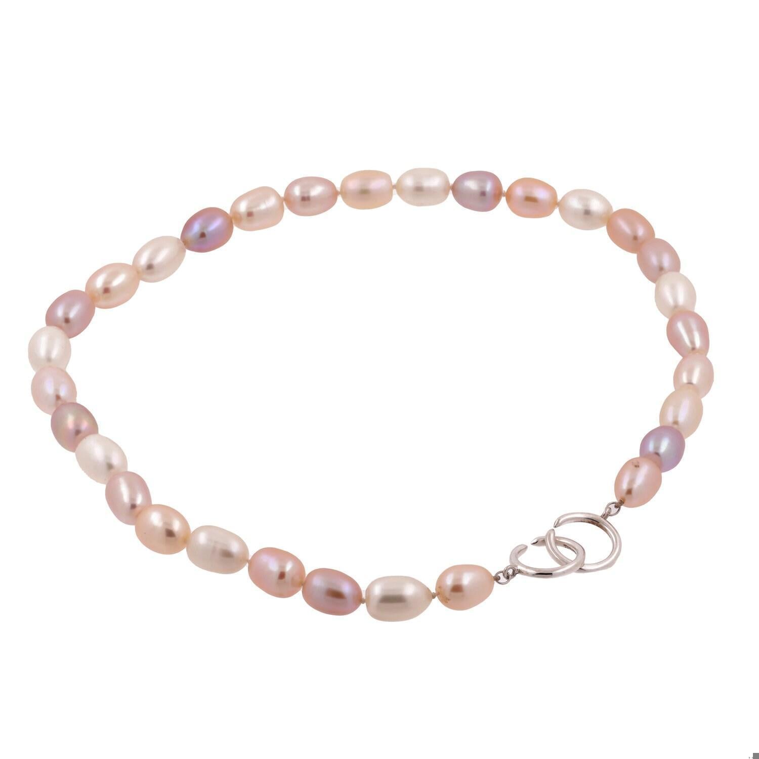 Tiffany & Co. Paloma Picasso Freshwater Pearl Necklace Sterling Clasp 17.5”